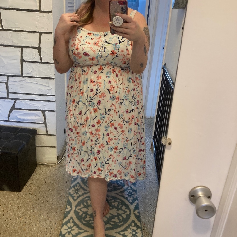 White torrid high low dress